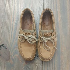 Sperry Tan Boat Shoes- Size 6
